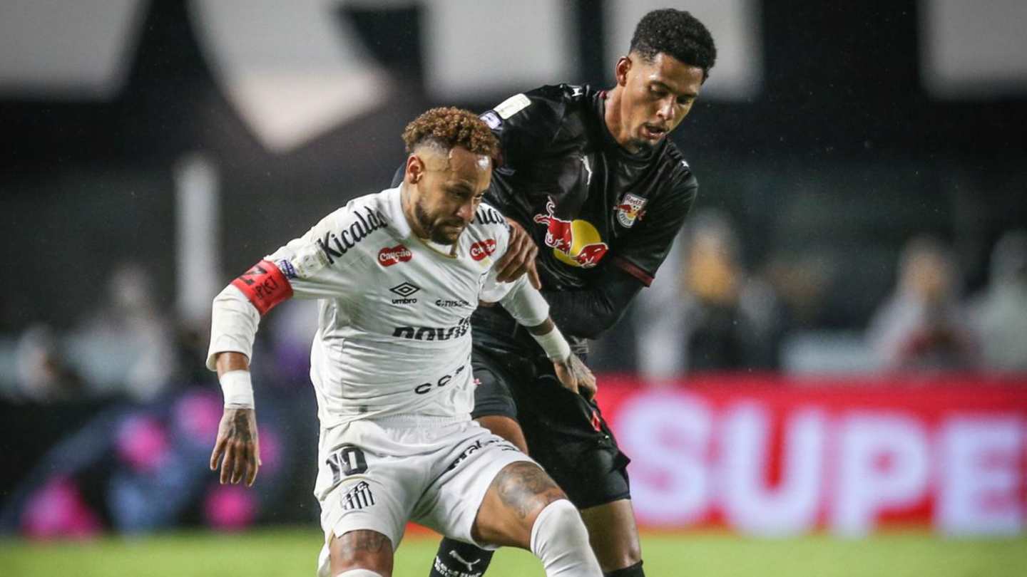 Neymar é destaque em vitória do Santos sobre o Red Bull Bragantino; veja números do camisa 10