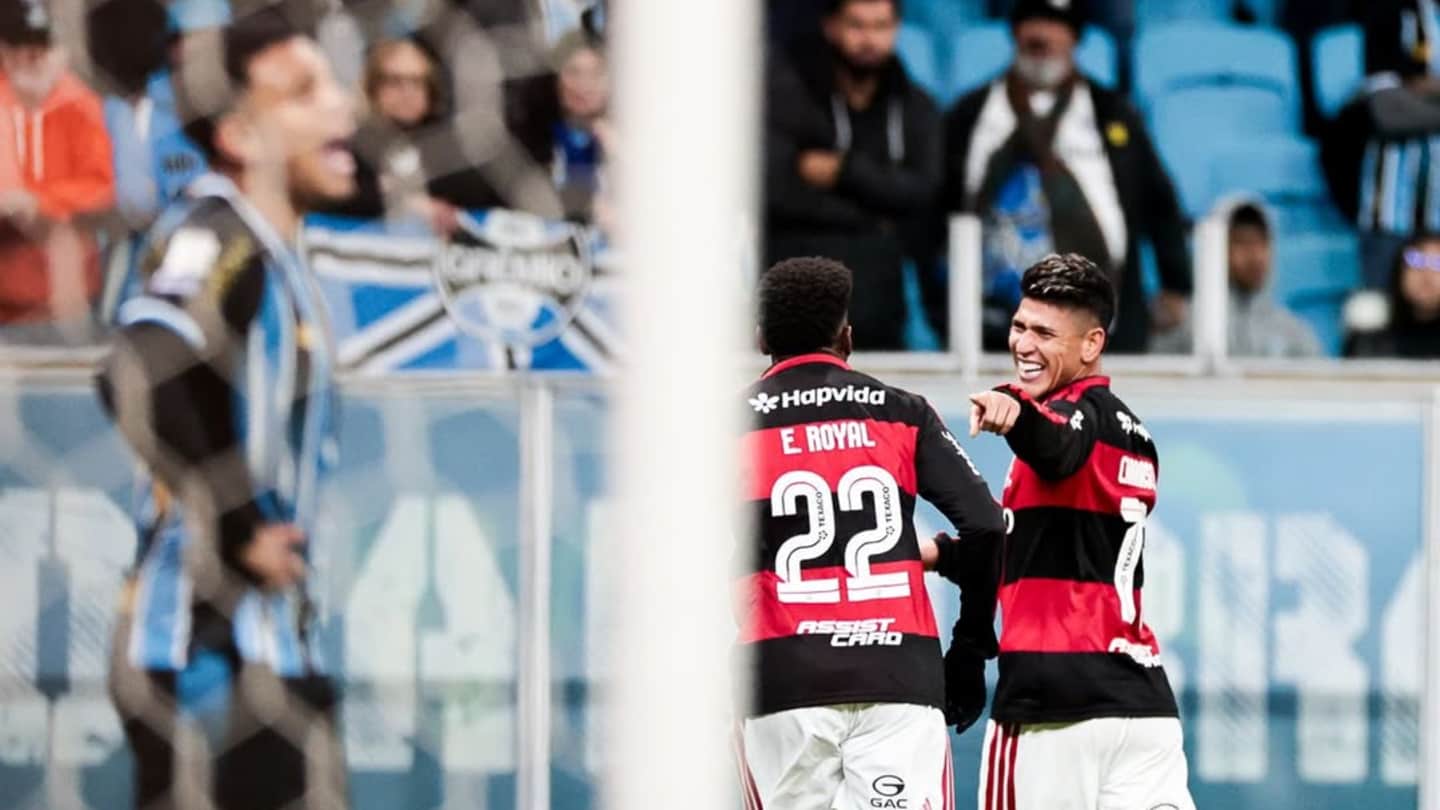 Flamengo vence, empurra Grêmio ao Z-4 e reduz distância em busca da liderança da Série A